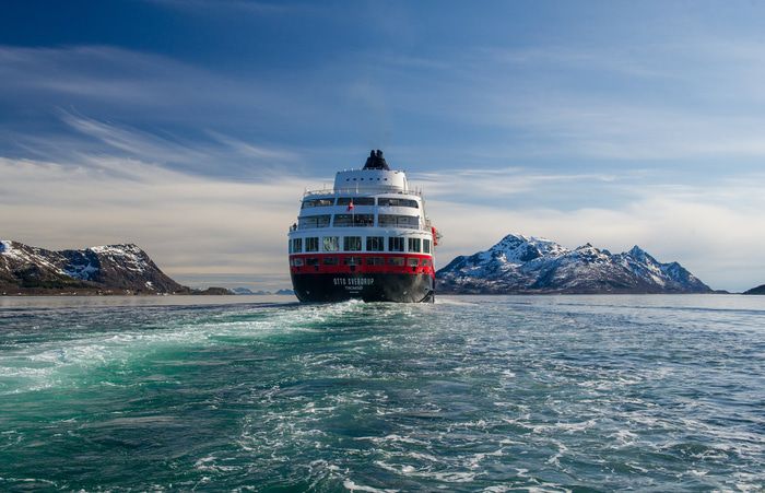 A photo of the MS Otto Sverdrup cruise ship